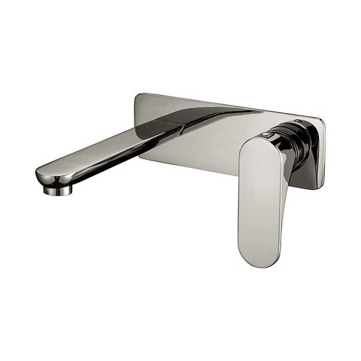 Dawn AB37 1566BN Wall Mounted Single-Lever Concealed Washbasin Mixer, Brushed Nickel