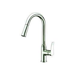 Dawn AB53 3498BN Single-Lever Pull-Down Spray Kitchen Faucet, Brushed Nickel