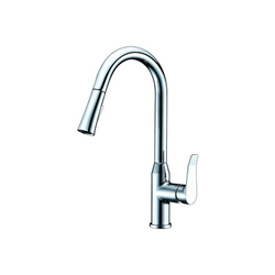 Dawn AB53 3498C Single-Lever Pull-Down Spray Kitchen Faucet, Chrome