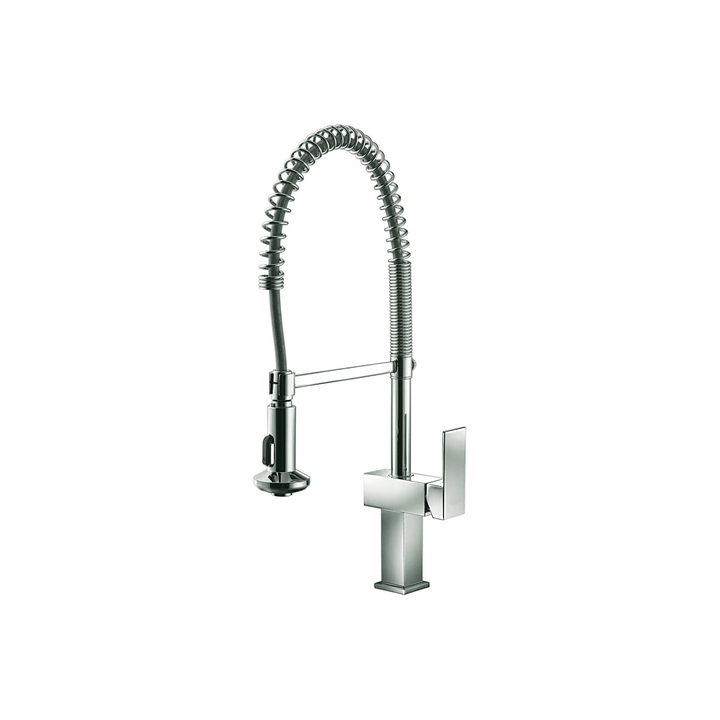Dawn AB75 3383BN Single-Lever Pull-Out Spring Kitchen Faucet, Brushed Nickel